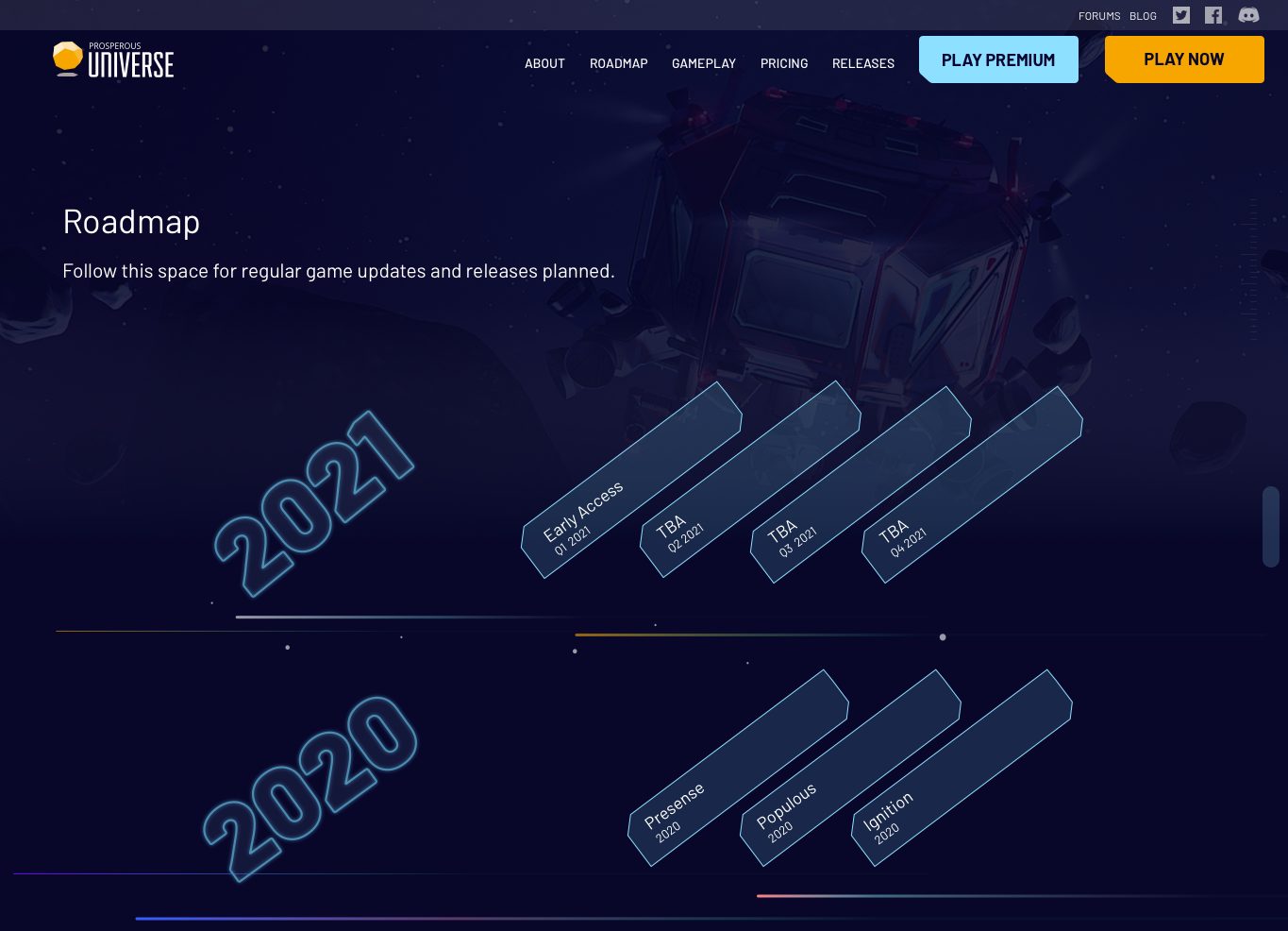 Prosperous Universe — project visual